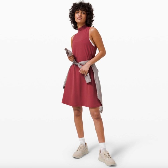 Lululemon - All Aligned A-line Dress - Chianti - Picture 1 of 10